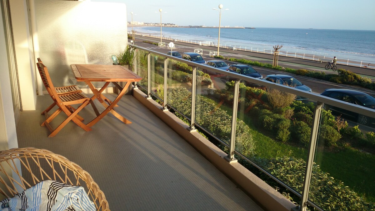 Appartement vue sur la mer et la plage de la baule