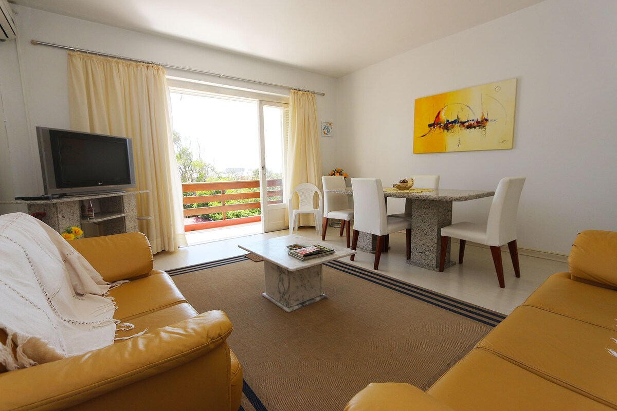 位于普拉亚格兰德（ Praia Grande ）的公寓，可俯瞰大海！
