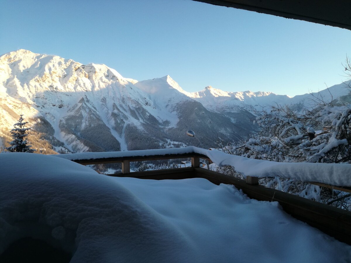 Plein sud, belle vue montagne, grande terrasse