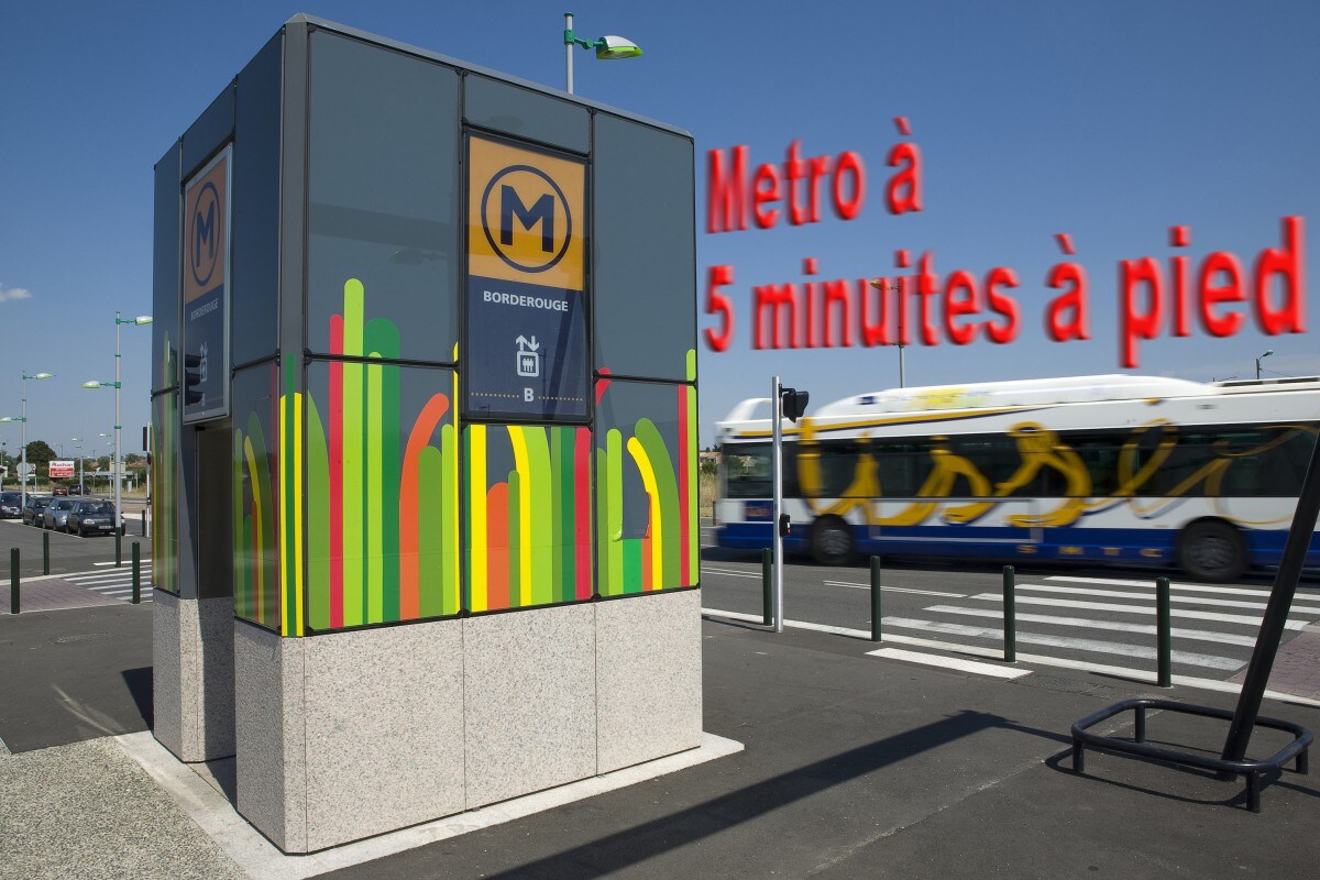 Chaleureux T2 à côté métro avec Parking sous-sol