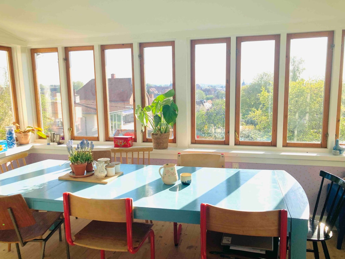 Family friendly home with view of Svendborg