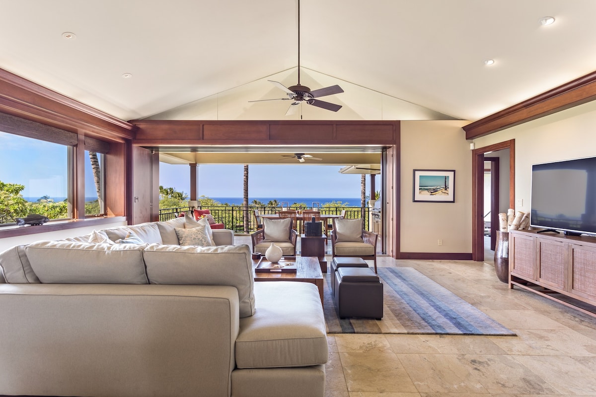 Luxe Oceanview Villa at Hualalai w/Resort Pool&AC