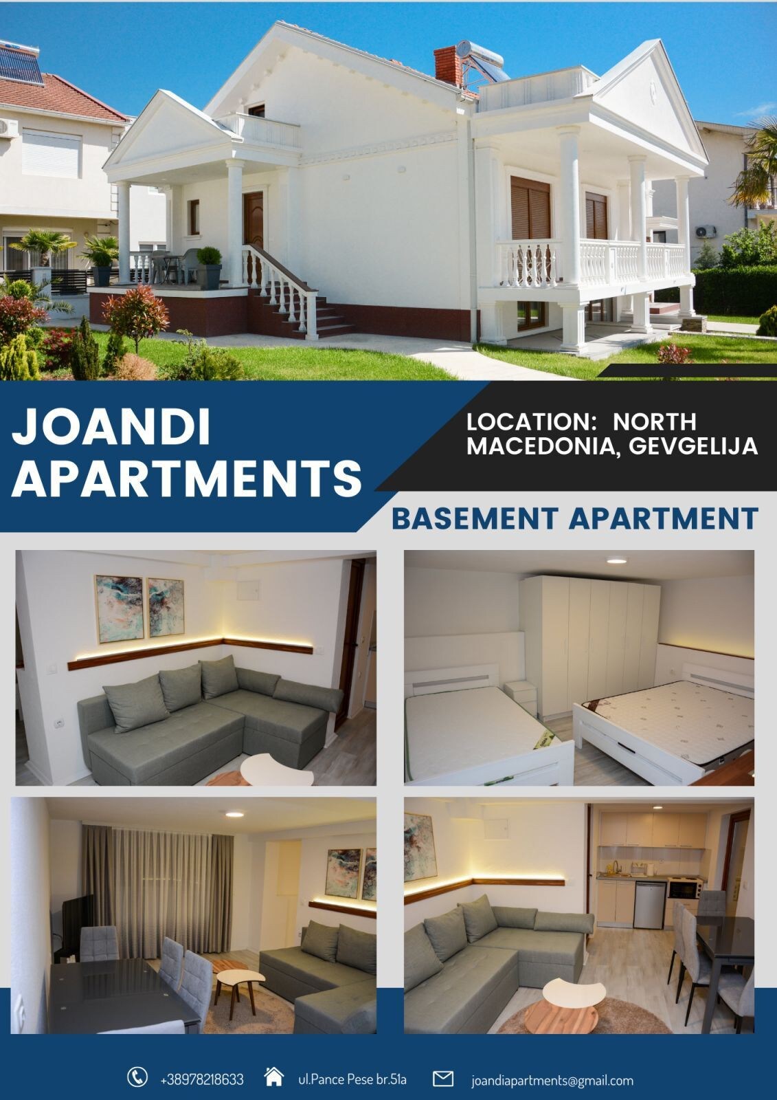 Joandi Gevgelija - Basement apartment