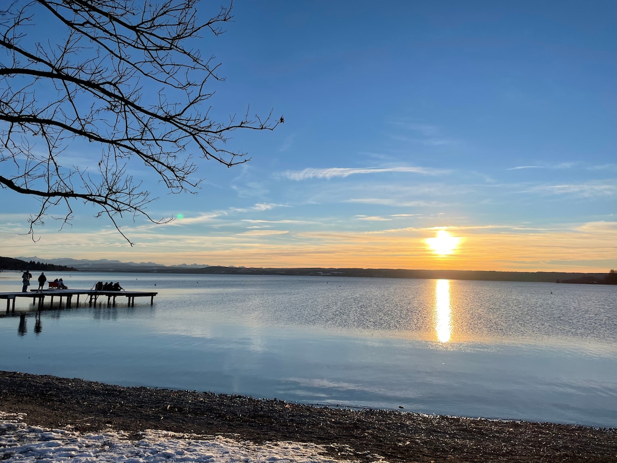 超时Herrsching-living在Ammersee -四月'21