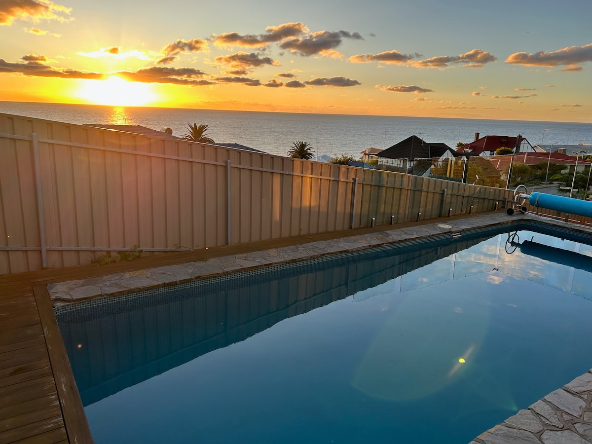 Sunset Over Hallett Cove Beach