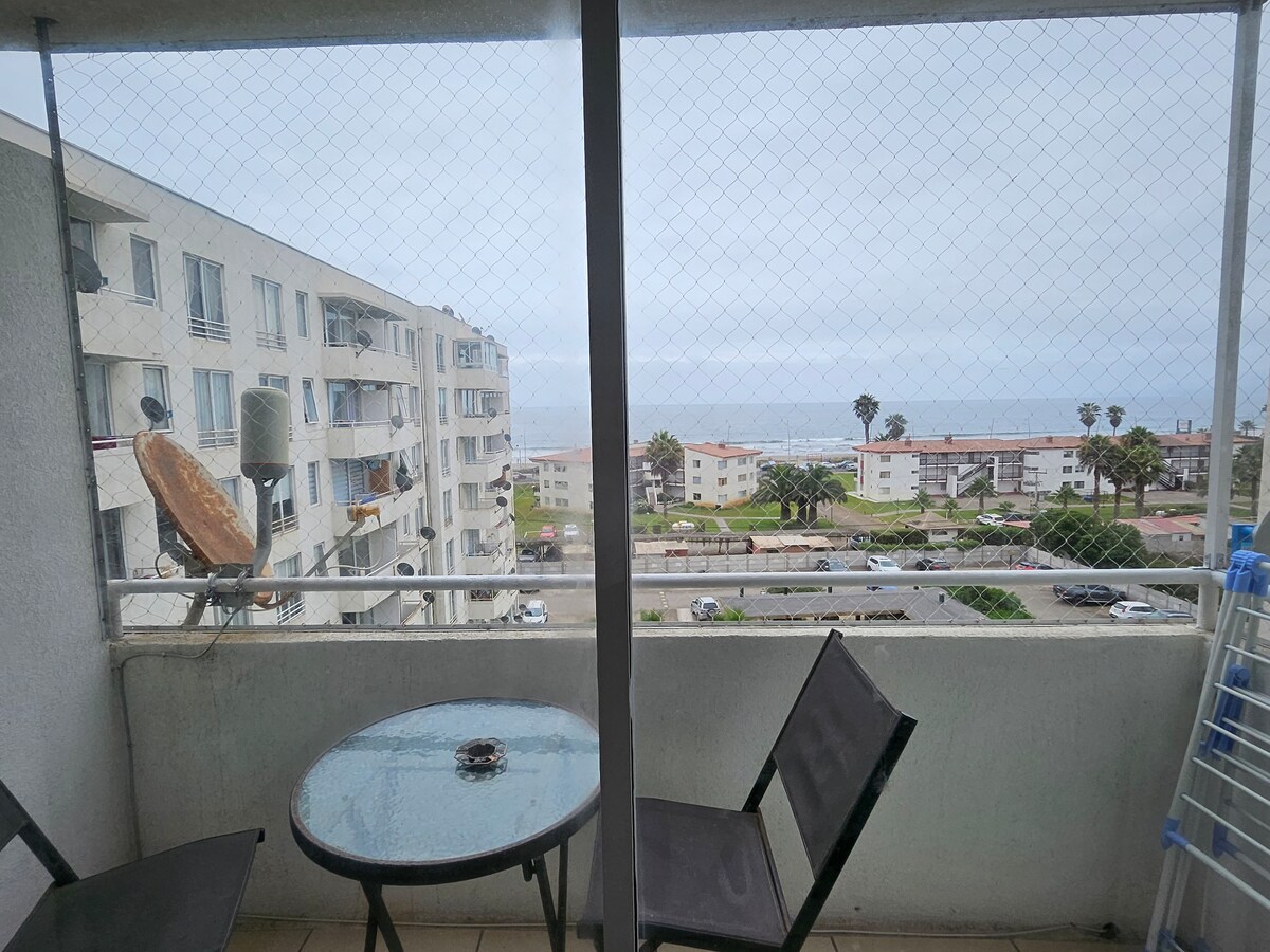 Departamento con vista al mar.