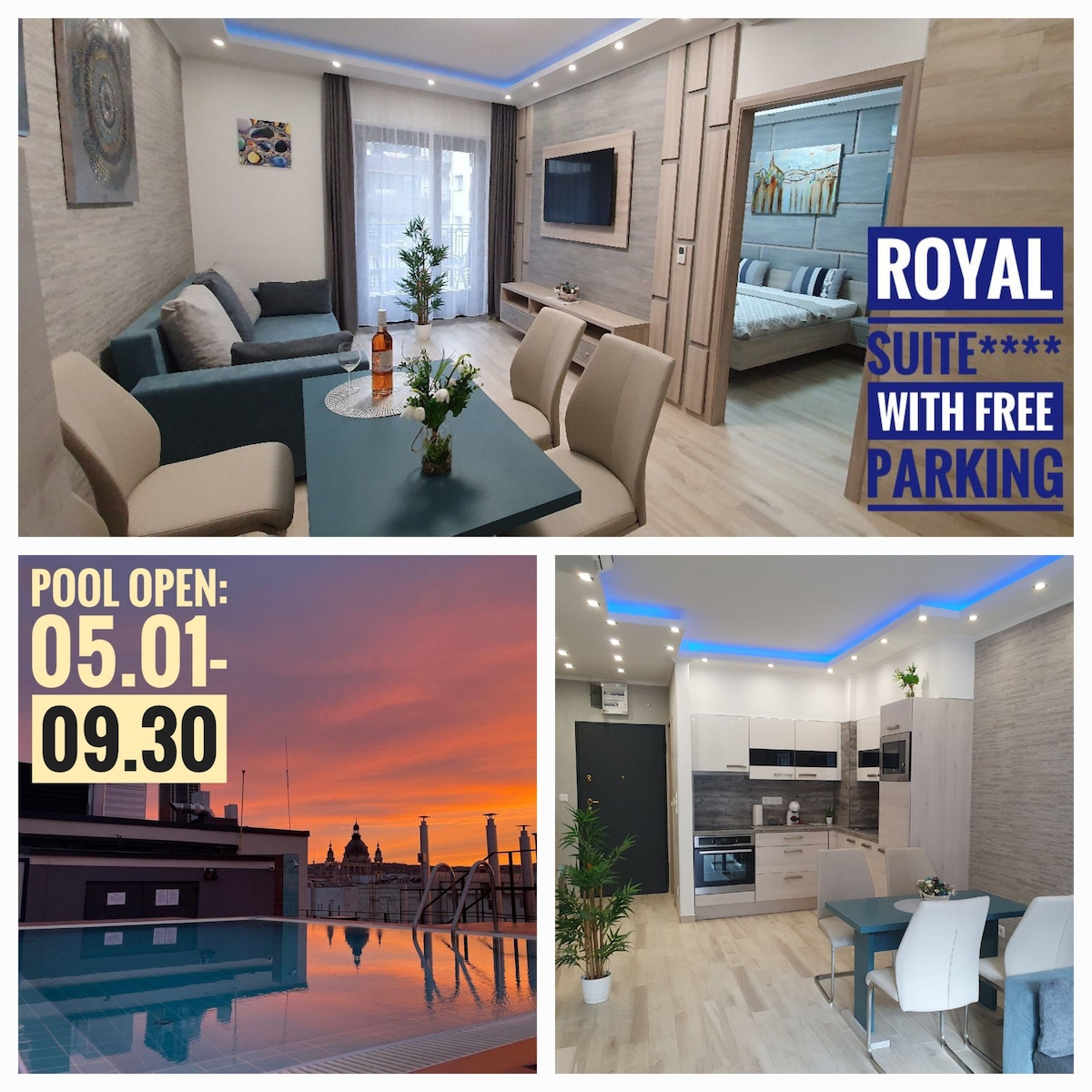 Royal suite in the center with free parking "blue
