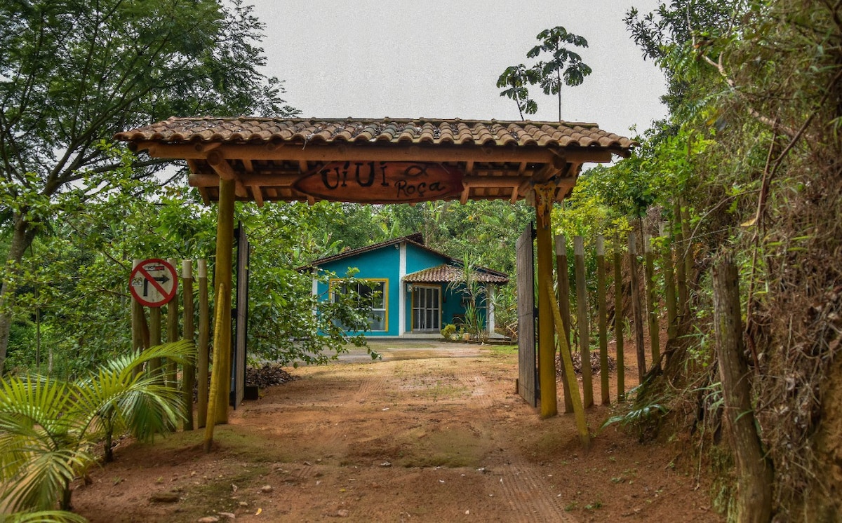 Um sonho de casa de campo, um refúgio na natureza.