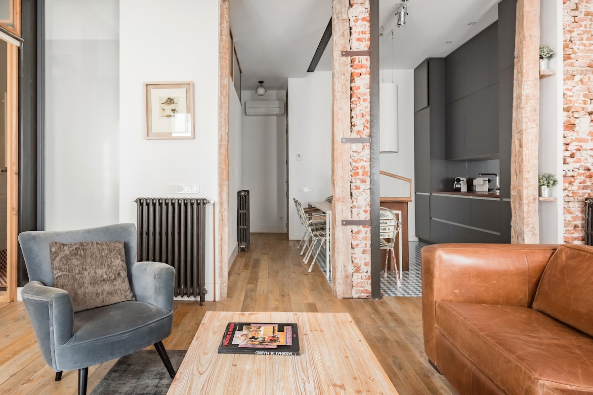 Charming Loft Style Apartment in Trendy Lavapies