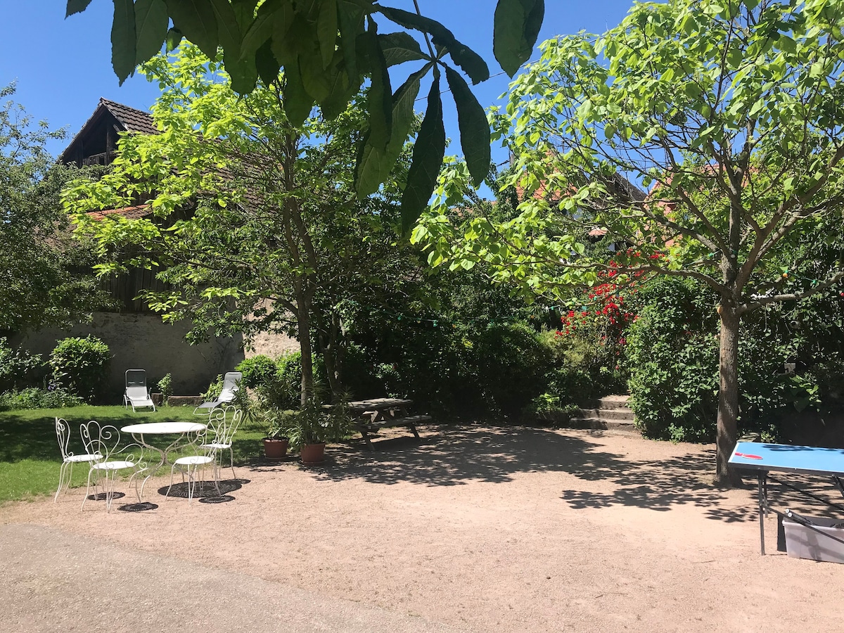 Logement spacieux avec jardin au cœur du vignoble