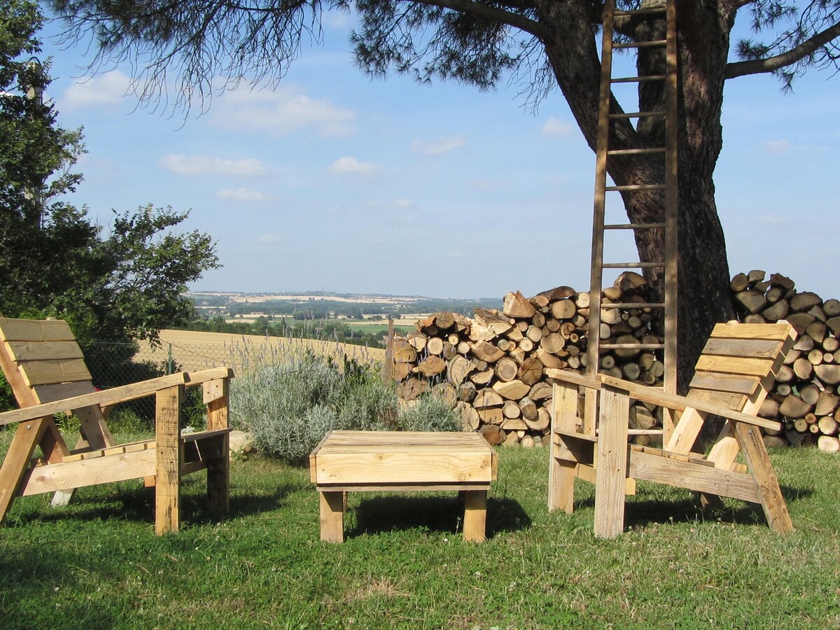 Les gites du Canal du Midi - Gîte Bois & Cailloux