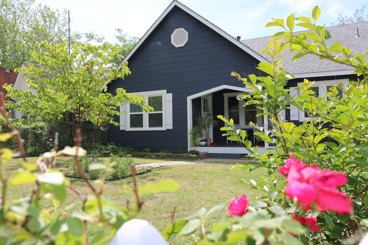 Blue House in the Historic Miller Neighborhood