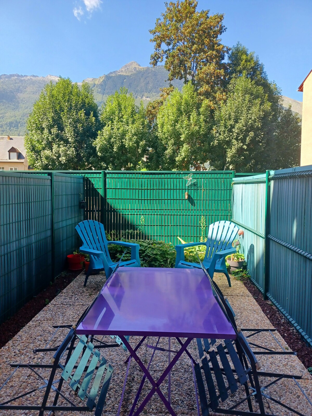 Appartement, Terrasse, Soleil, Luz