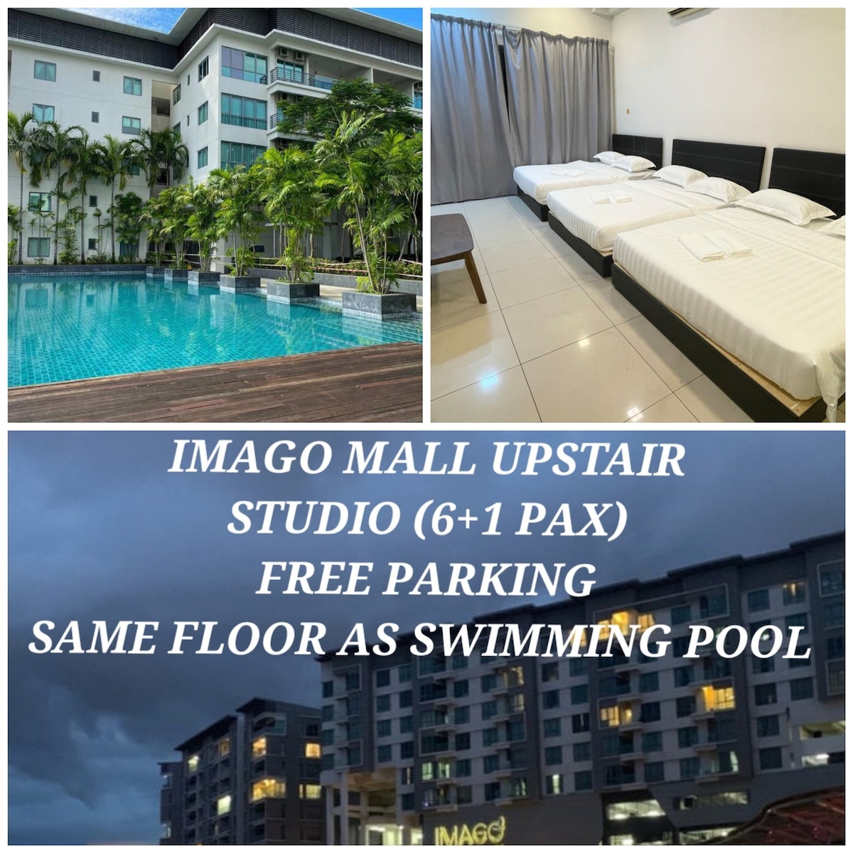 B3A Imago Mall Kota Kinabalu-6+1Pax Studio Imago商场