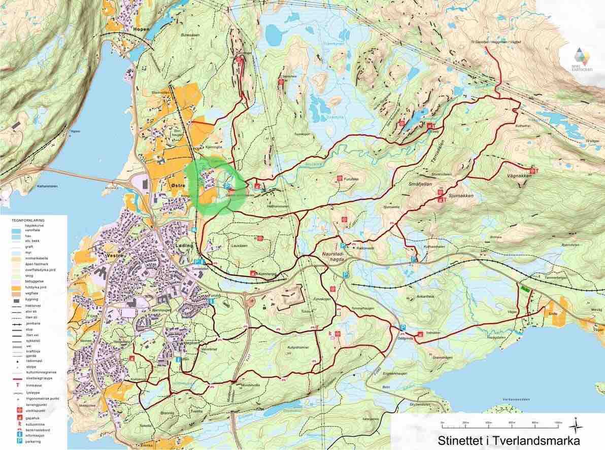 距离Bodø 20分钟。 有标记的步道。环境安静。