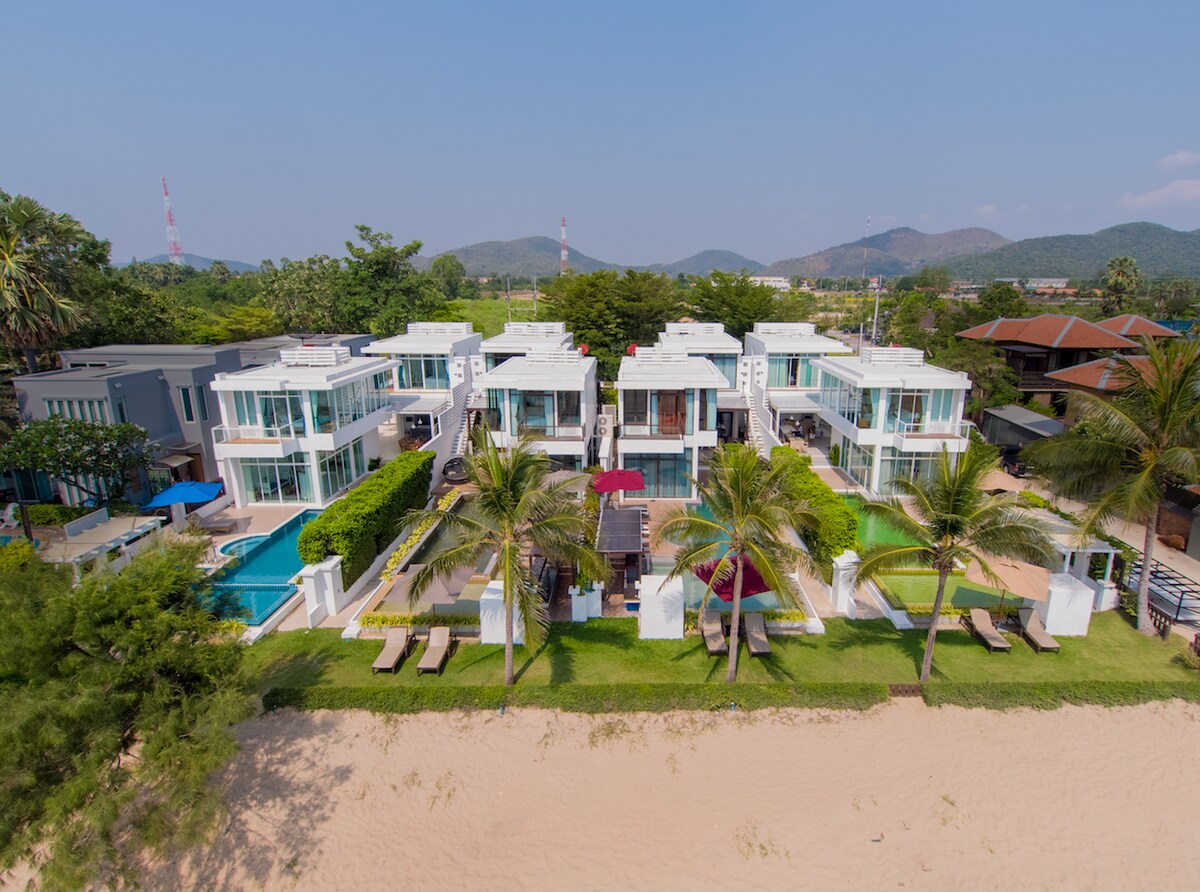 令人愉悦的海滨别墅- 4间卧室- Pranburi