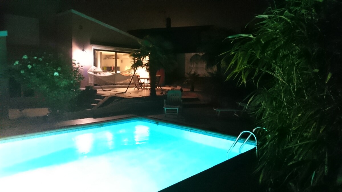 Villa au calme avec piscine et jardin