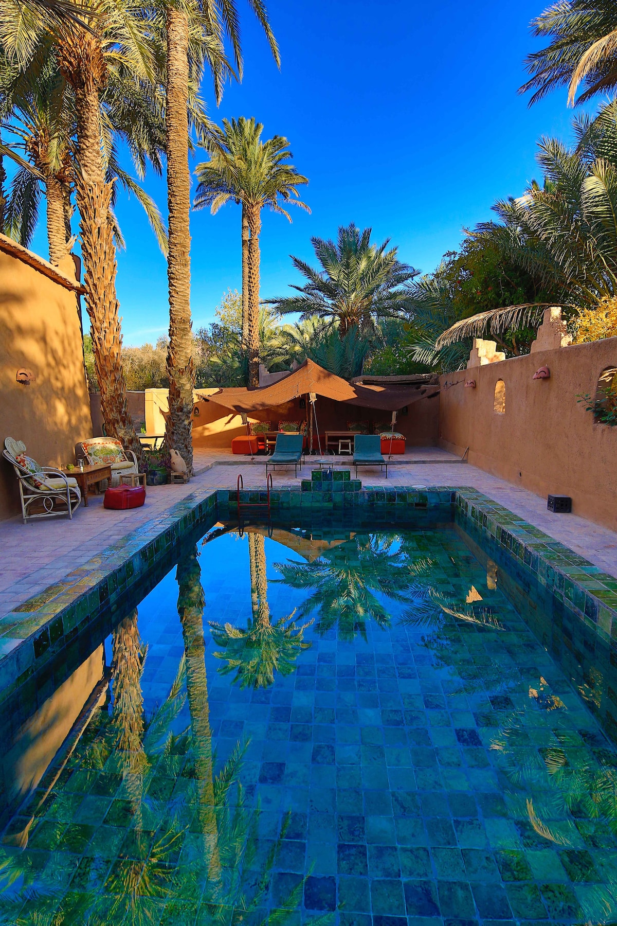 An authentic, traditional Riad in the Drâa oasis