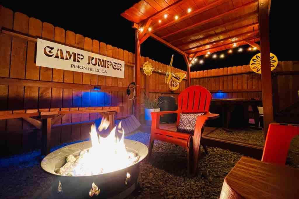 Camp Juniper | Near Wrightwood | Hot Tub