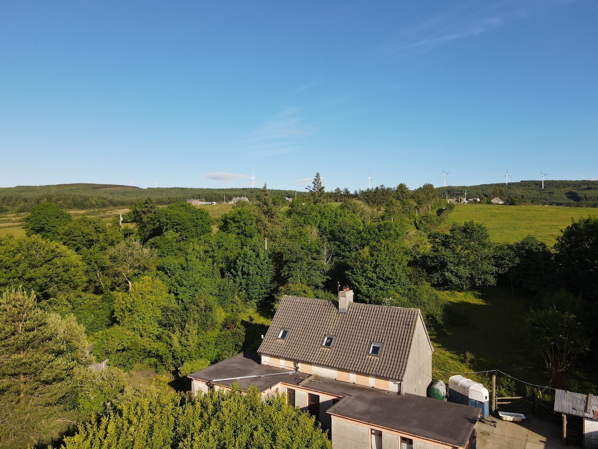 Cozy spacious rural house, 10km from Tralee