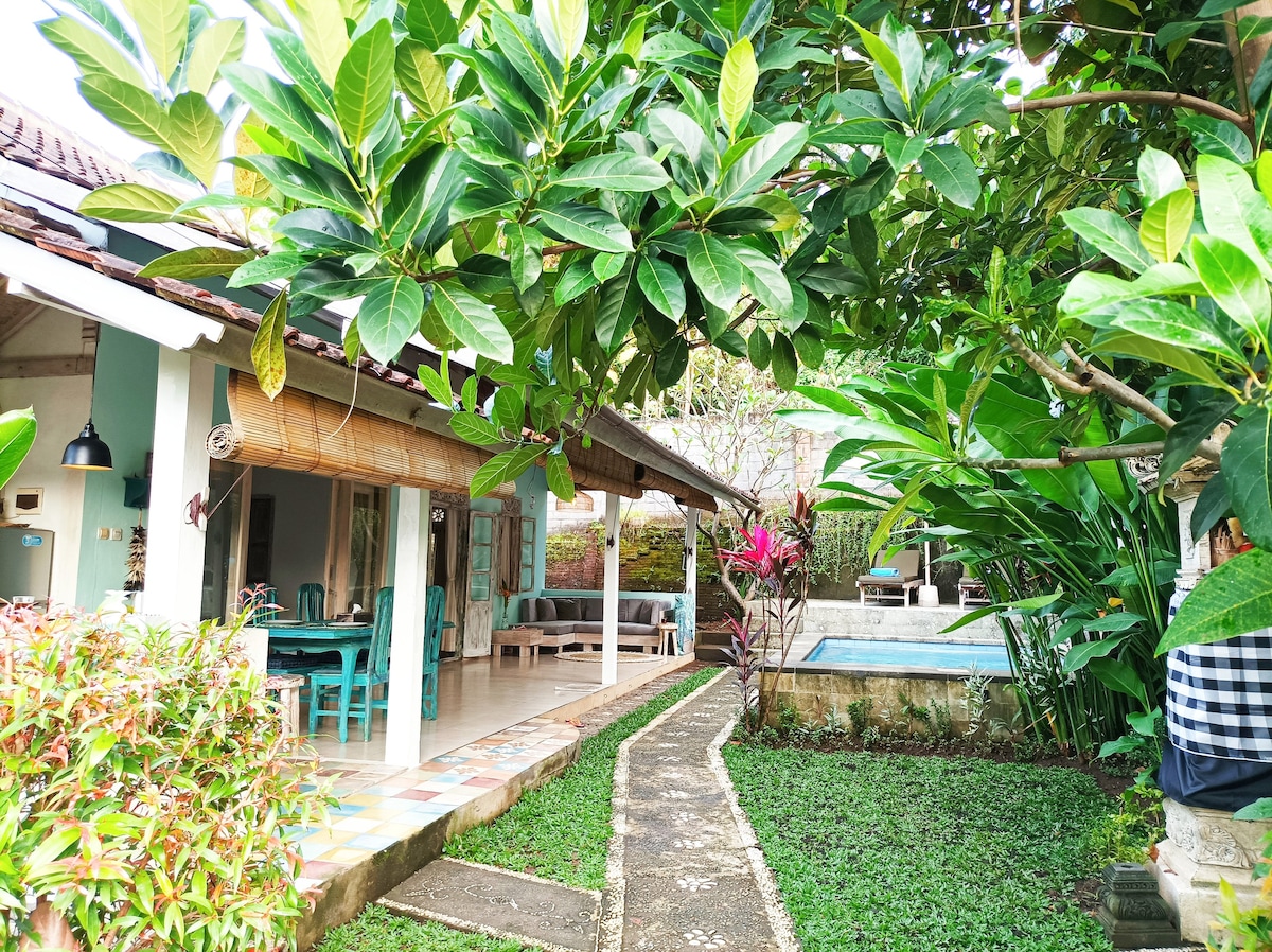 带泳池的正宗印尼风格别墅@ Lovina