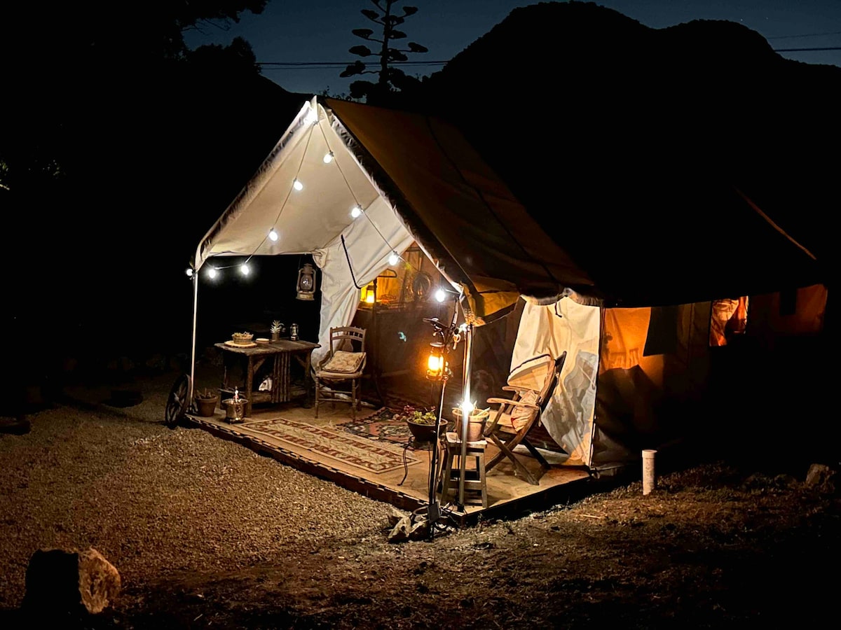 Luxury Safari Tent in the Santa Monica Mountain’s