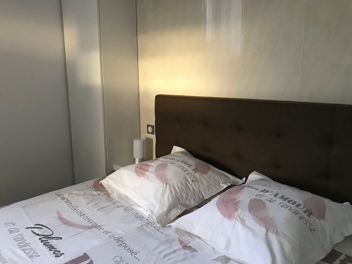 Chambre double avec baignoire Balnéo