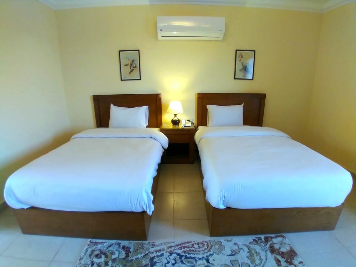 Room with all services & view