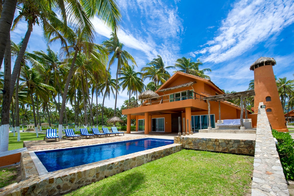 Villa San Vicente - Acapulco Diamante- Con Playa