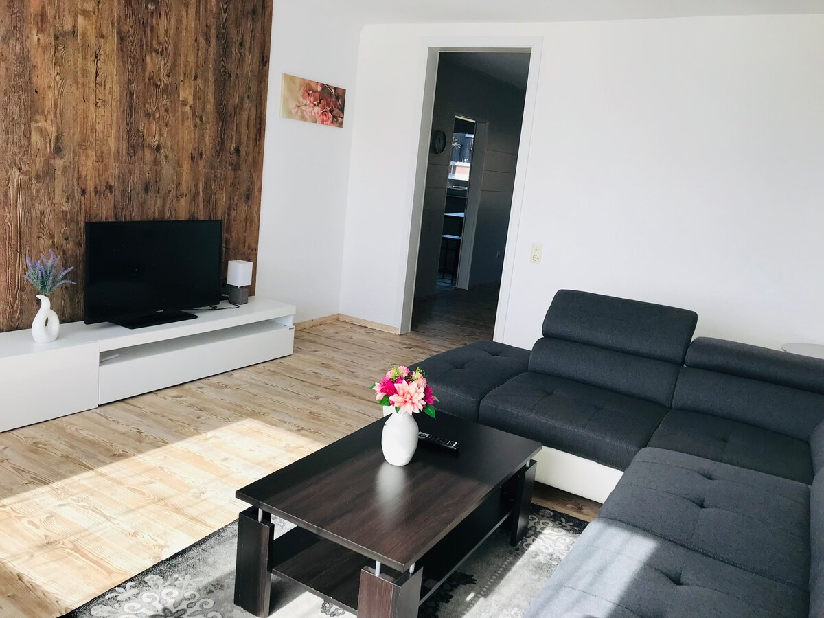 100qm Ferienwohnung mit Fernblick