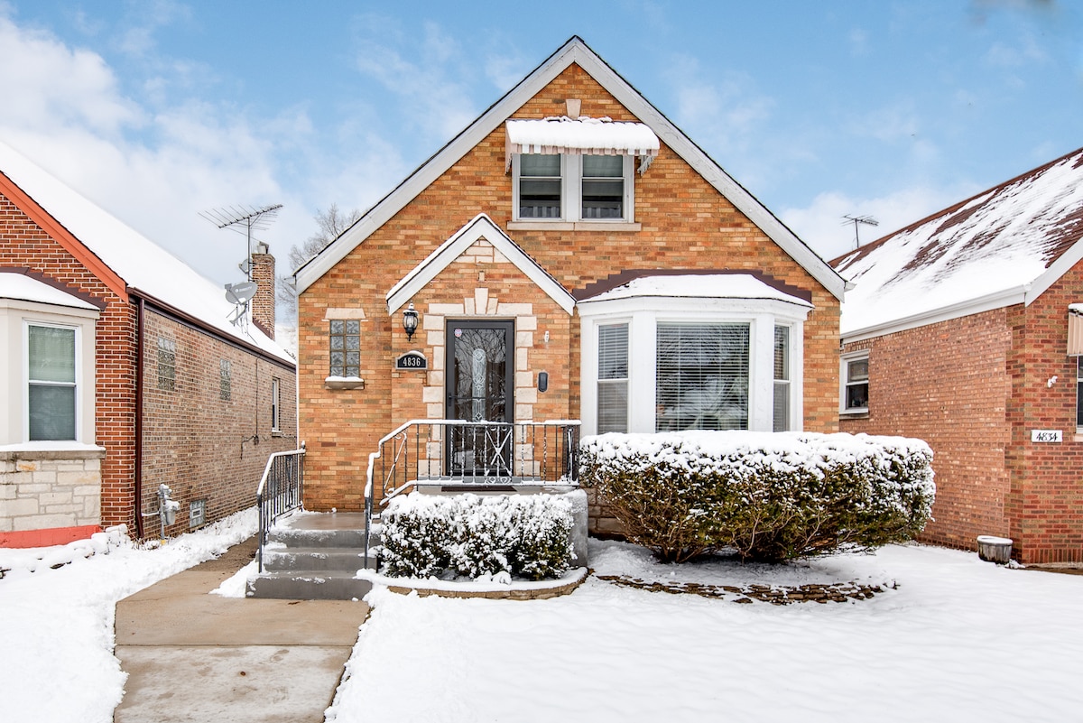 芝加哥整套住宅迷人的升级平房