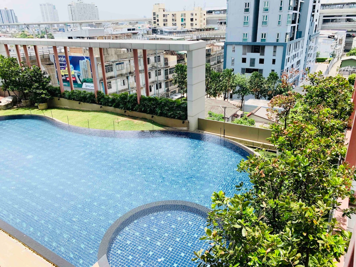 Pool View Rich Park Cozy Living @ Taopoon地铁站