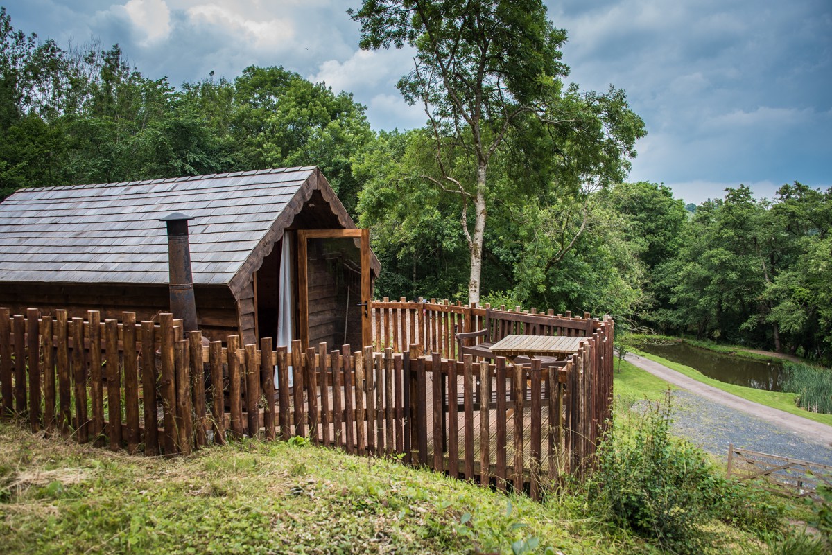 Shropshire Getaways Riverside Glamping Pod