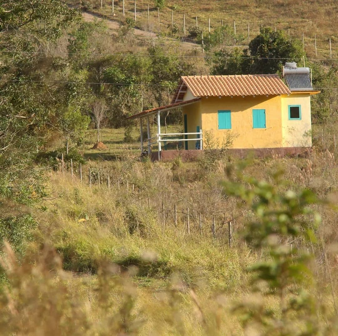 Chalé situado em frente ao Paredão da Canastra