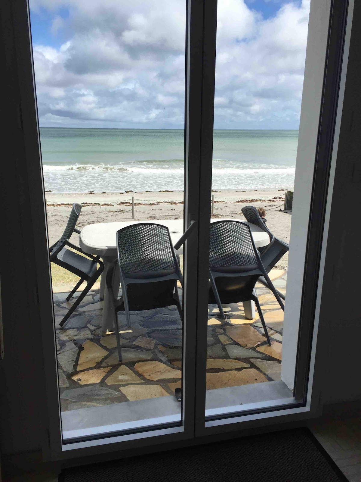 Jolie maison sur la Plage, les pieds dans l'eau