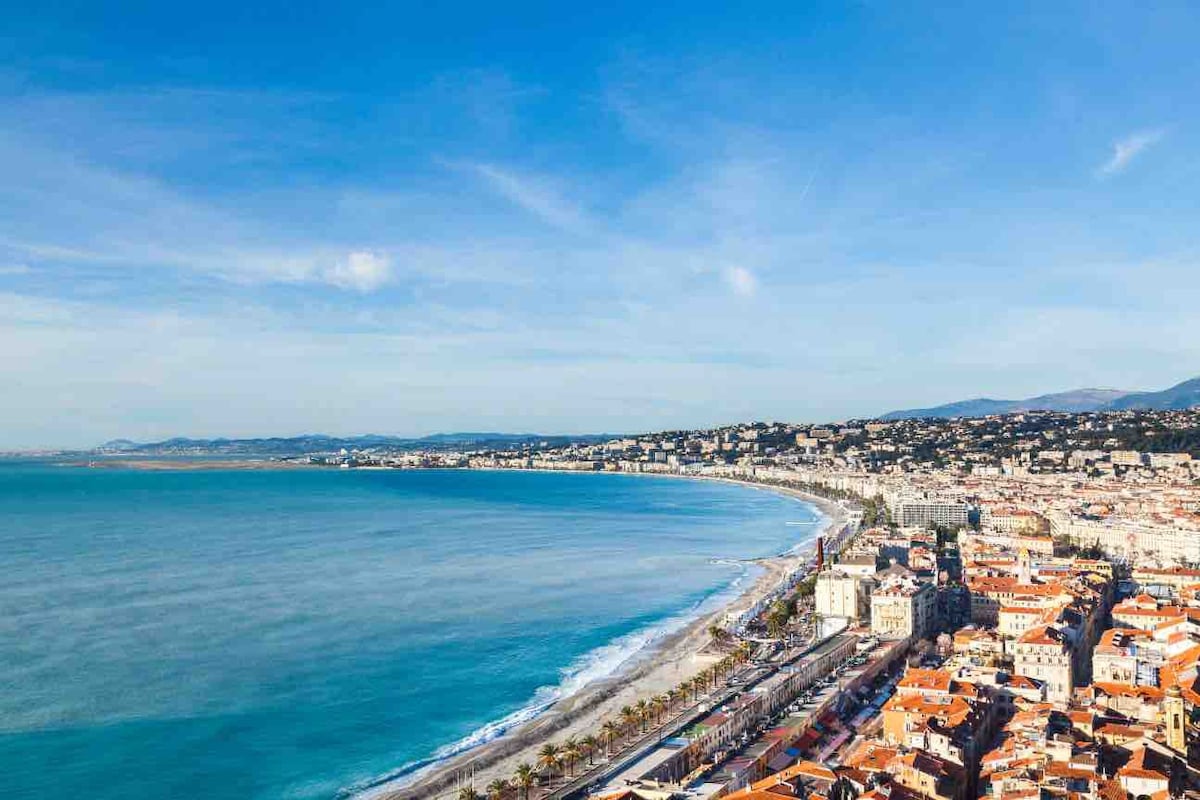 步行1分钟即可抵达海滩、Prom des Anglais、Vieux Nice