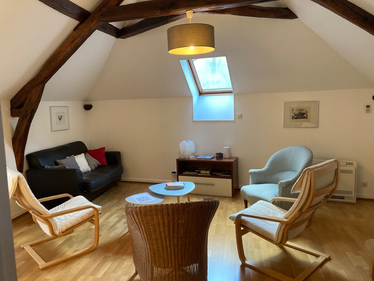 Appartement douillet, spacieux et convivial