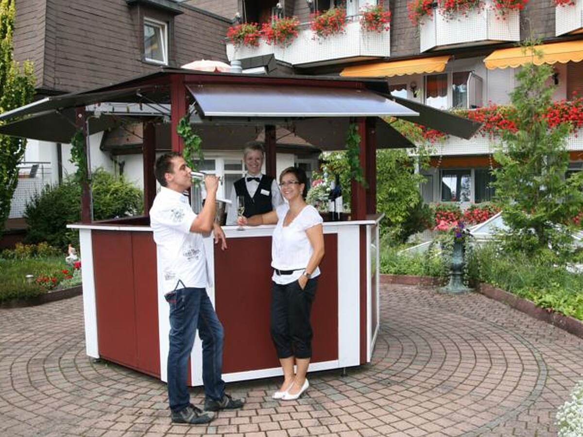 TOP COUNTRYLINE Hotel Ritter Badenweiler （巴登威勒） ，小型套房，配备热水淋浴或浴缸/卫生间