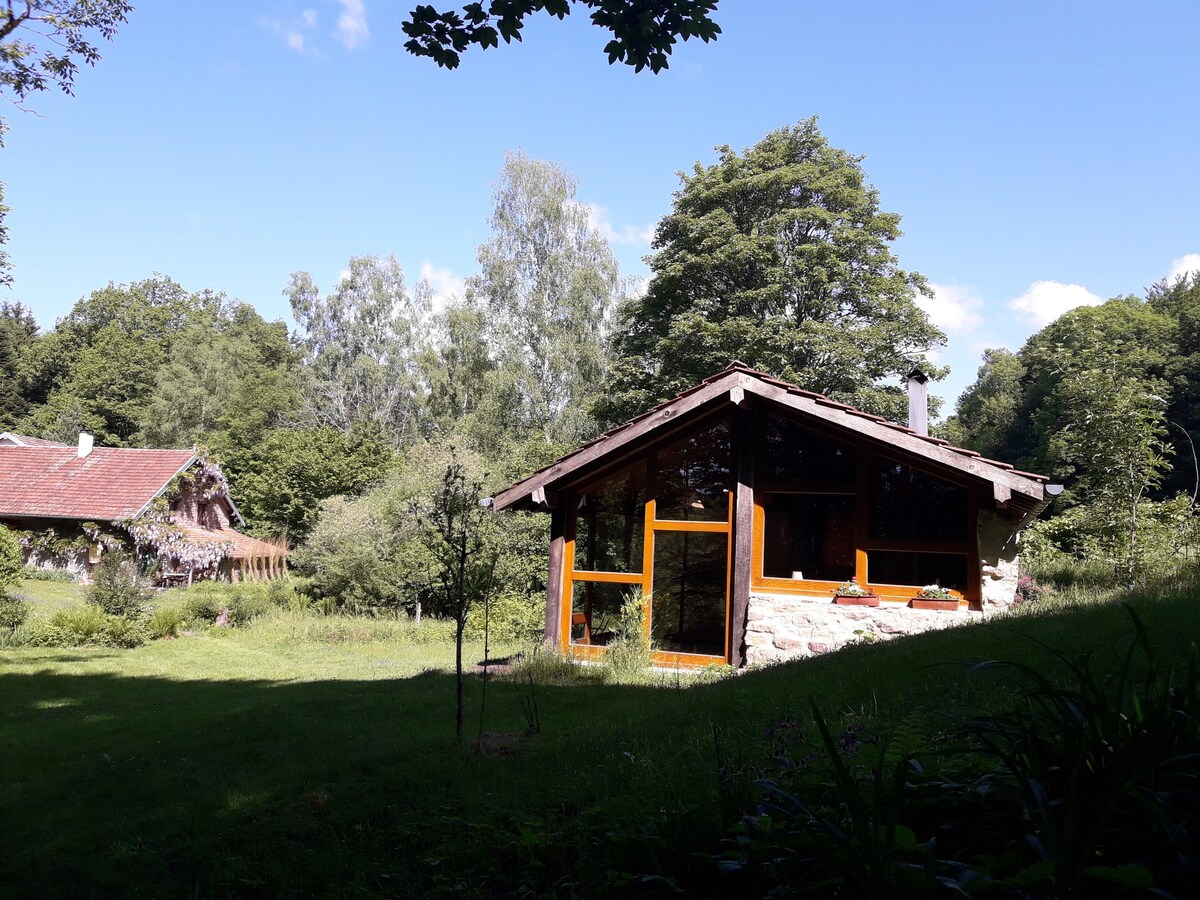 Maison de l 'étang la dame, plateau des 1000 ponds