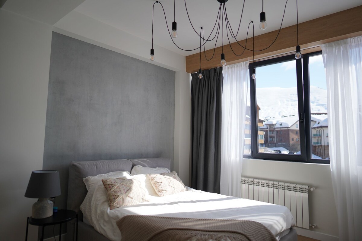 全新Gudauri ， Alpic # 420 ，一间卧室，可欣赏山景