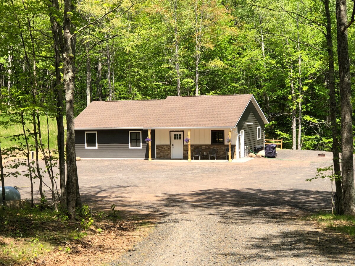 New home in the woods near trail system!!