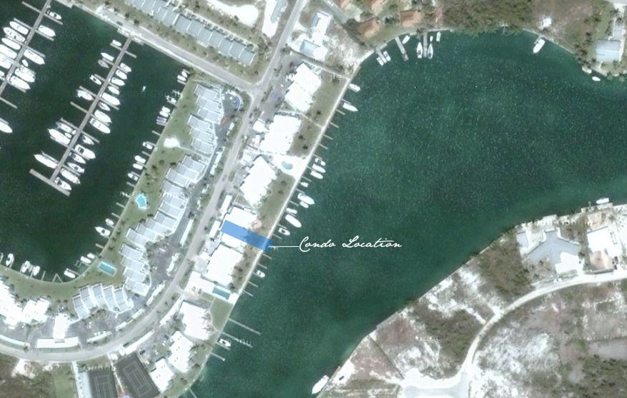 Water front with boat dock on Brigantine Bay