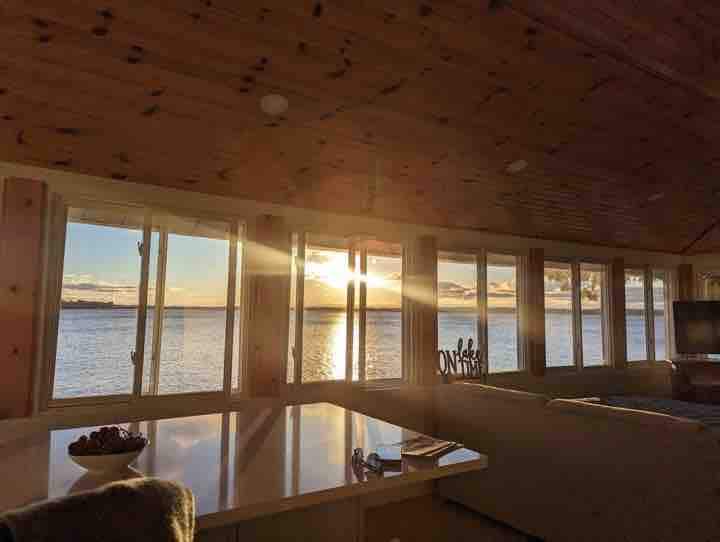 Newly renovated boathouse w stunning lake view