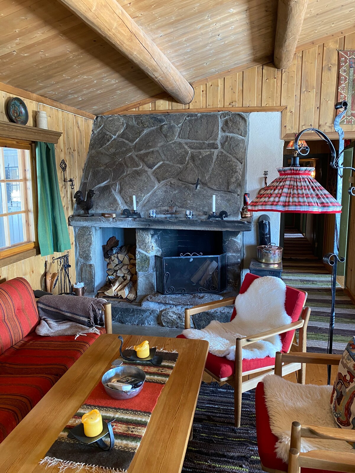 Hardangervidda景观非常好的小木屋