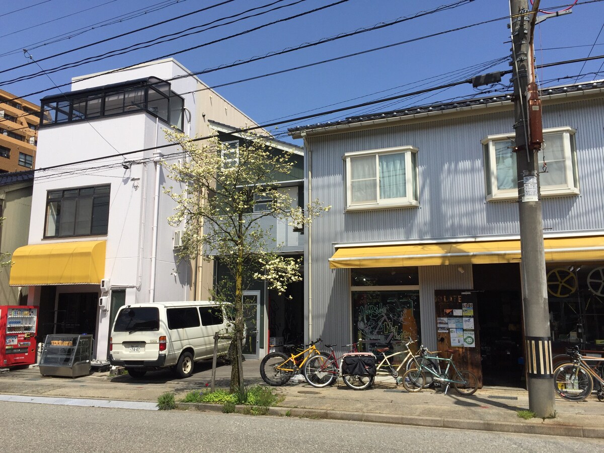 Toyama Downtown Toei Rate Guesthouse富山租赁自行车