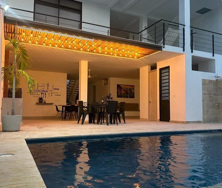 Hermosa casa de verano  con piscina privada
