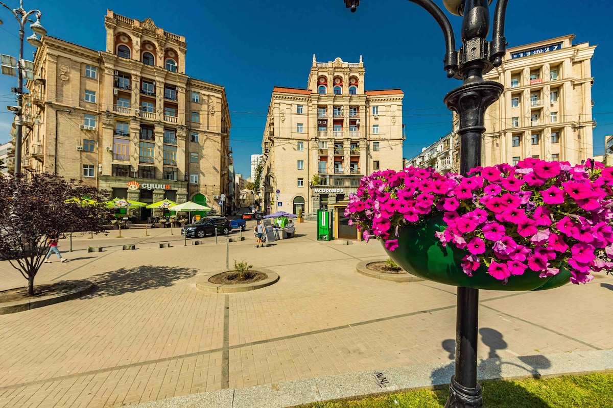 CityApartment in the center on Maidan Nezalezhnost