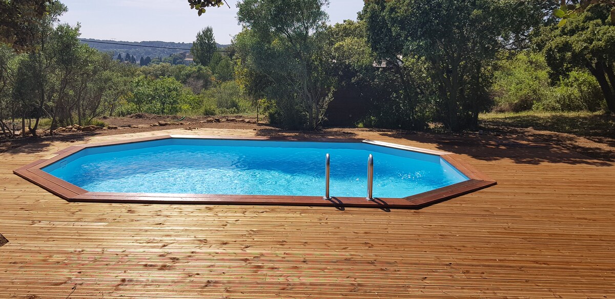 Mas Provençal avec piscine chauffée, idéal famille