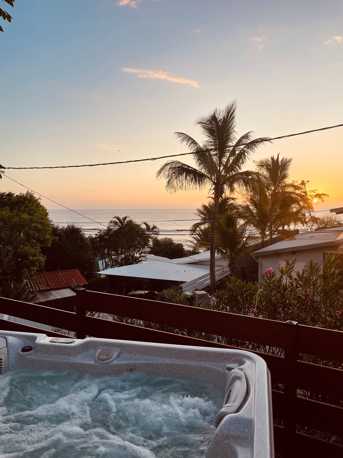 Bungalow Jacuzzi - Pieds dans l'eau