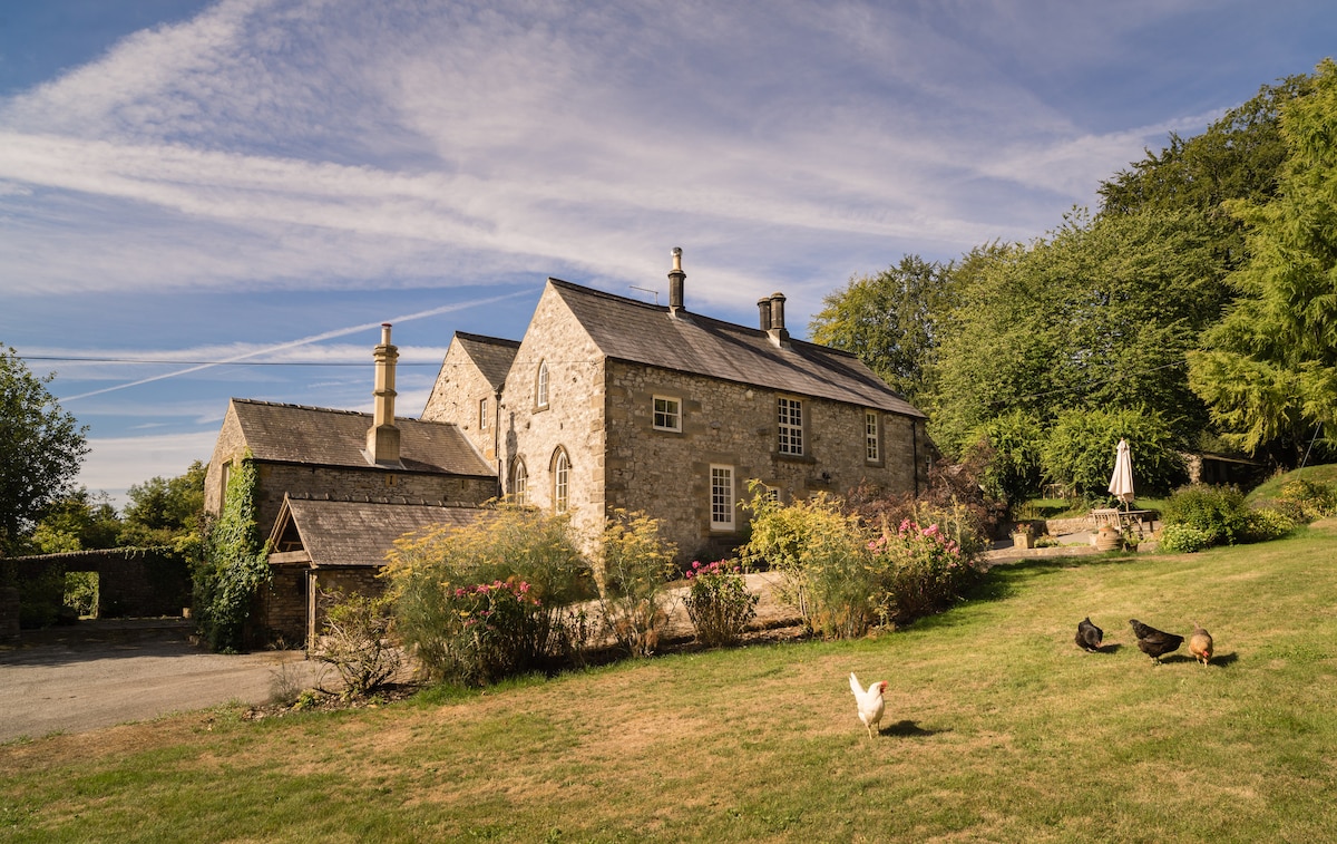 The Stables House, Lomberdale Hall。4至7位房客